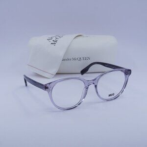 McQ by Alexander McQueen MQ0308O 007 Cat Eye Eyeglasses 52mm – Transparent Grey